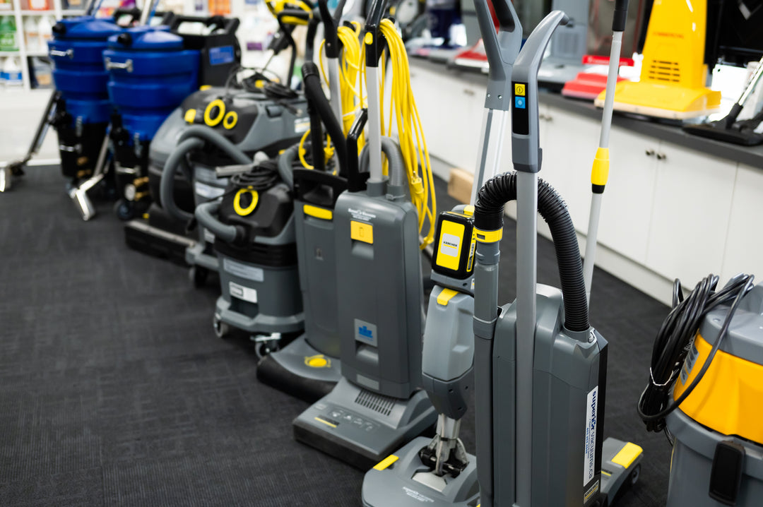 Commercial vacuum cleaners in Store Images