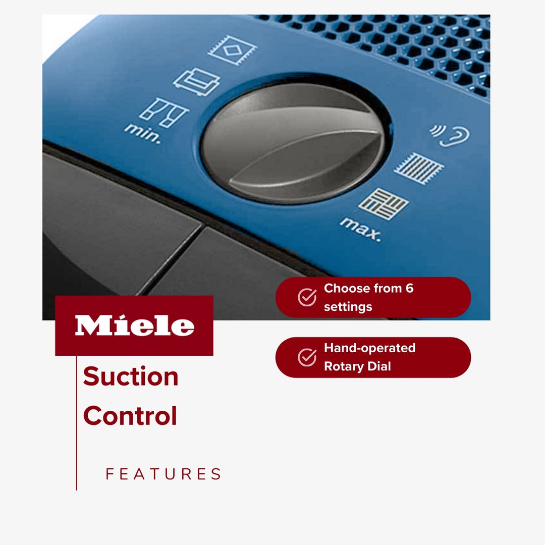 Miele c2 canister vacuum suction control