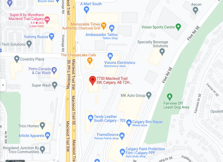 Calgary South east vacuum store