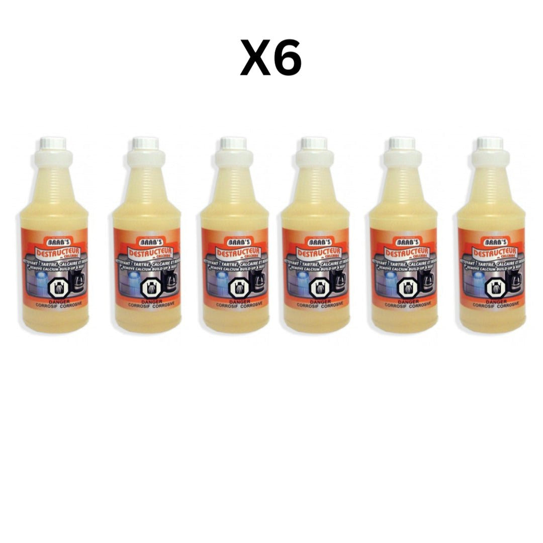 Brab Calcium, Tartar And Rust Cleaner (1 L) Brab's 193401 - Pack Of 6 image 0