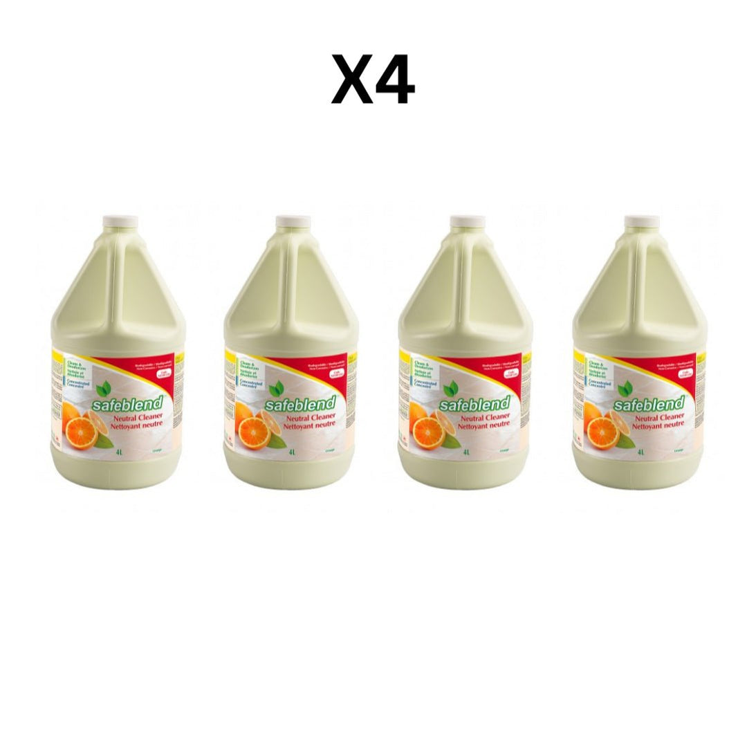 Safeblend Concentrated Neutral Cleaner (4 L) - Pack Of 4 image 0