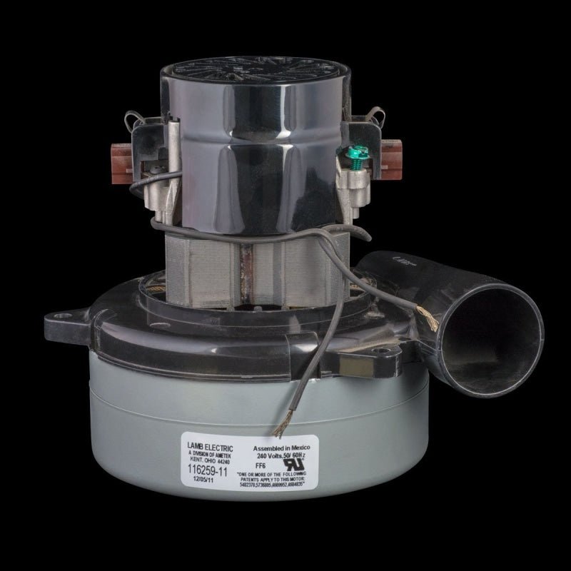 Ametek Lamb Oem Motor 2 Stage Bypass Tangential Bearing 3.7 Amps 116259-11 - Vacuum Motor