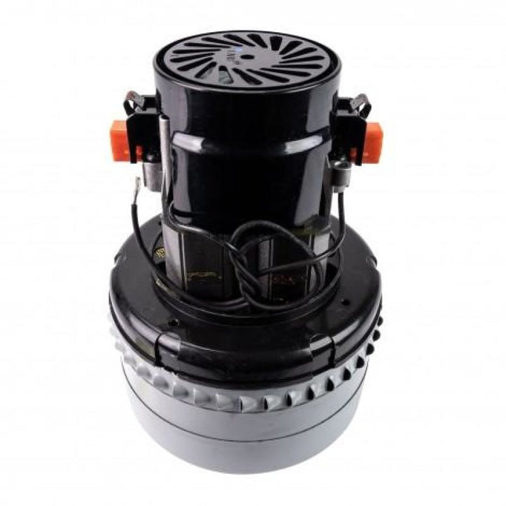 Bypass Vacuum Motor 5.7" Dia 3 Fans 120V Epoxy Paint