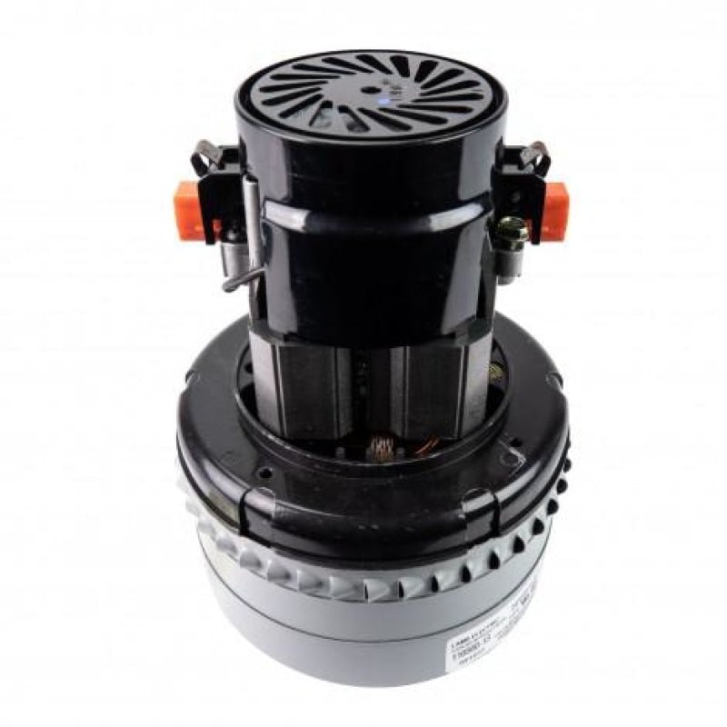 Bypass Vacuum Motor 5.7" Dia 3 Fans 120V Epoxy Paint