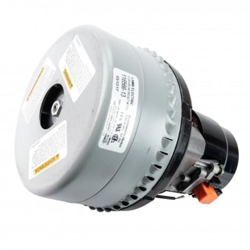 Bypass Vacuum Motor 5.7" Dia 3 Fans 120V Epoxy Paint