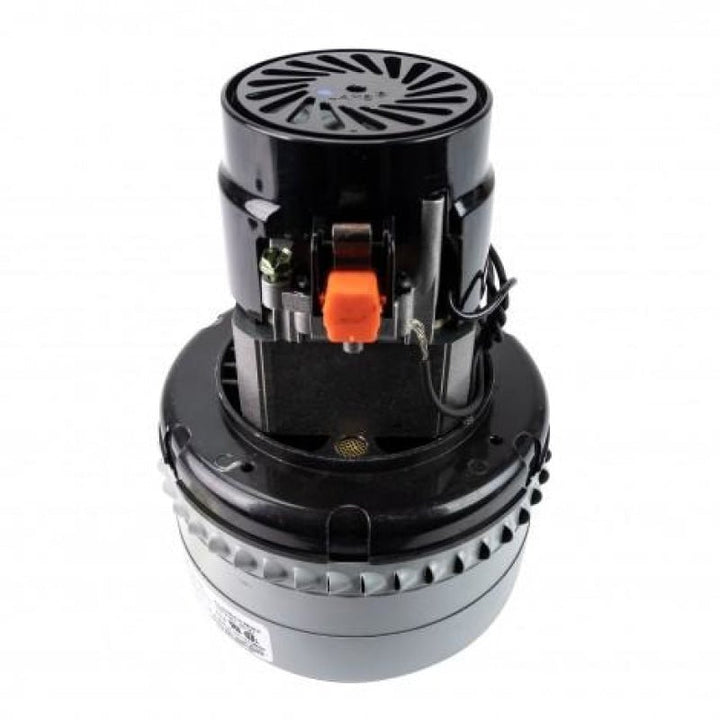 Bypass Vacuum Motor 5.7" Dia 3 Fans 120V Epoxy Paint