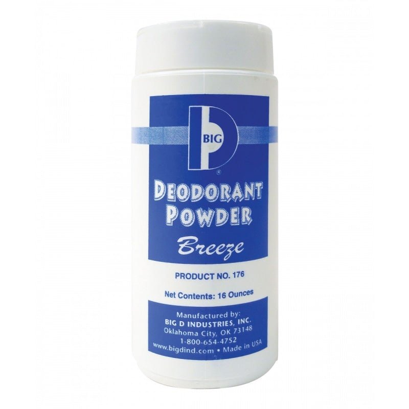 Big D Deodorant Powder Breeze 16 oz (454 g)