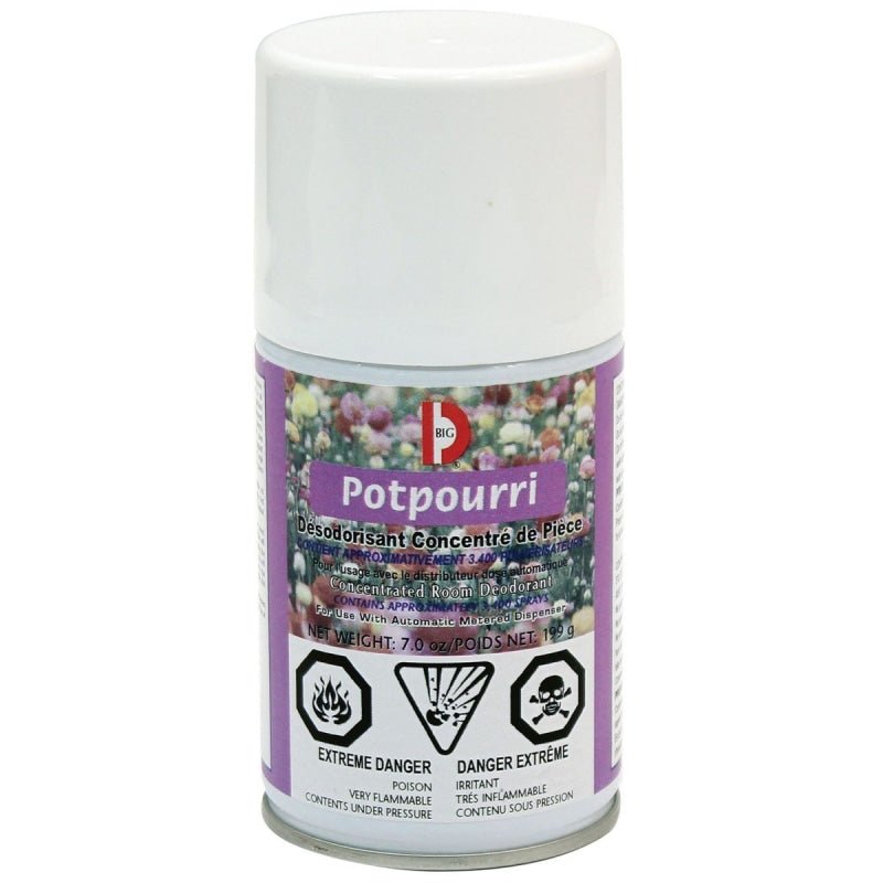 Big D Metered Room Deodorant Potpourri 7 oz (199g)