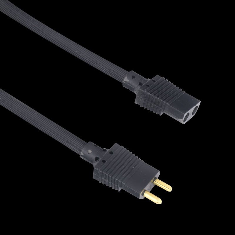 Black Polarized Male to Female Pigtail Cord - 10 - Vacuum Cords