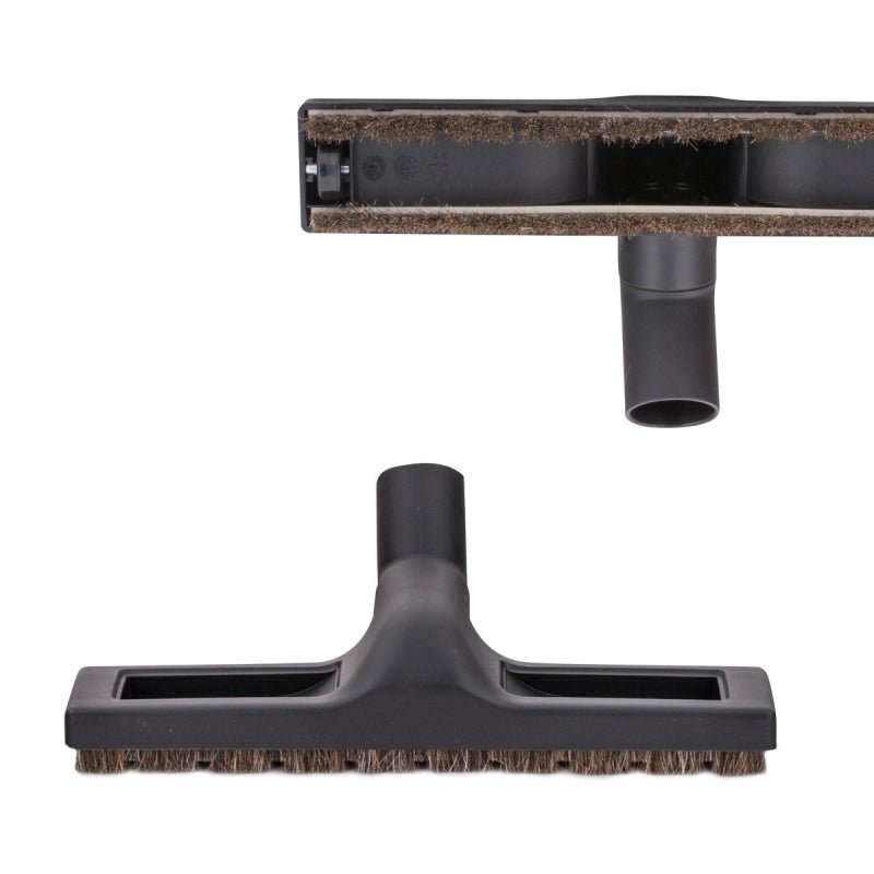 Black Samsung/ Miele/ Soniclean Friction Fit Floor Brush With Wheels - 1 3/8 Neck x 12 - Tools & Attachments