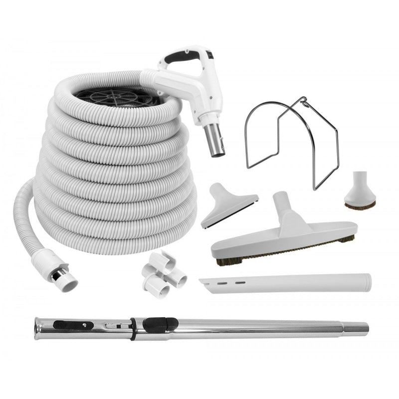 Central Vacuum Cleaner Kit 40' Hose Gas Pump