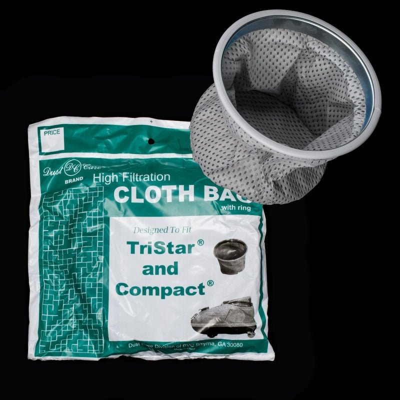 Compact Tristar Cloth Bag With Metal Ring - Vacuum Bags