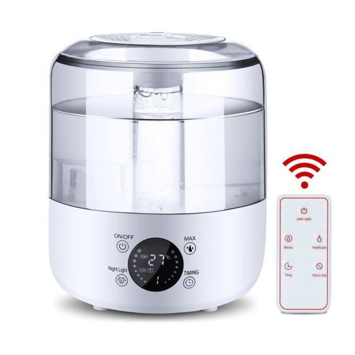 High Capacity Humidifier with LED Touch Display and Remote - 3L