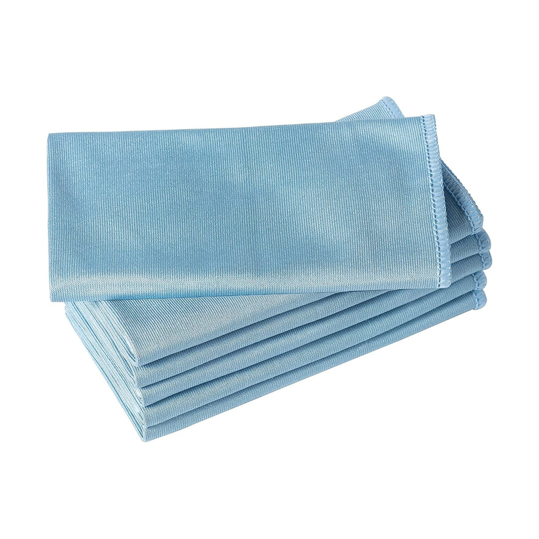 E-Cloth Glass & Polishing Cloths, Premium Microfiber Glass Cleaner - 6 Pack