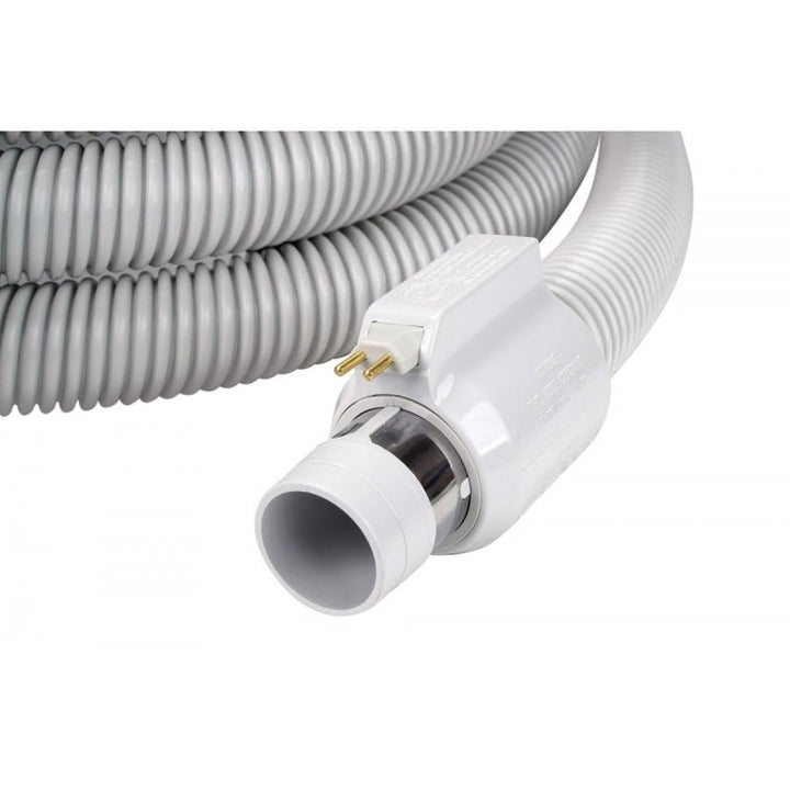 Electric Hose For Central Vacuum 30' Grey Button Lock