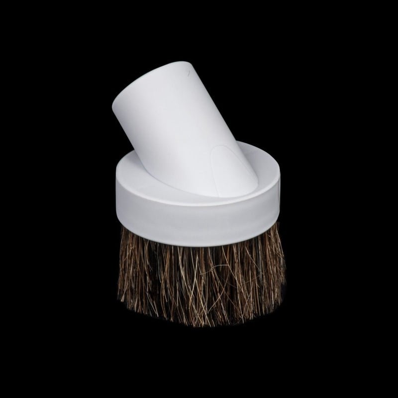 Fitall Light Grey Horsehair Bristle Dusting Brush - 1 1/4 Friction Fit - Tools & Attachments