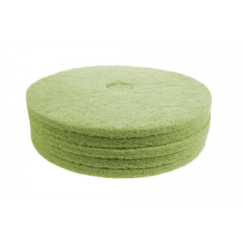 Floor Machine Pads for Super Scrub 18" Green Box of 5