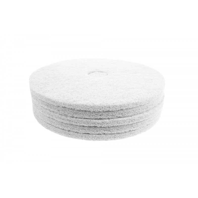 Floor Machine Pads Super Polish Spray Buff 17" White