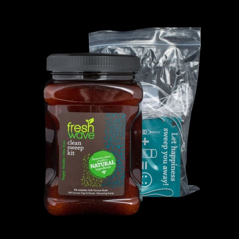 Fresh Wave Clean Sweep Kit Pearls w/ Scoop Bands Tags 64OZ