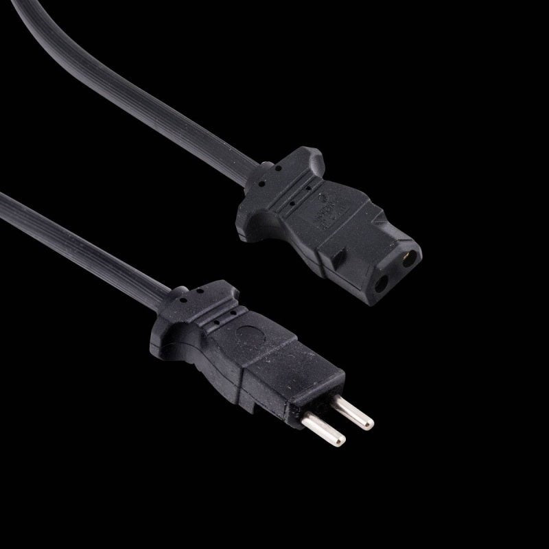 Ghibli 2 Pin Polarized Male to Female (Receptacale To Hose) Cord - 12 - Vacuum Cords