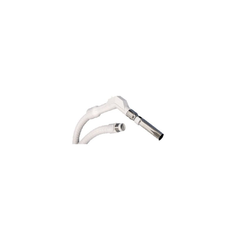 Hose For Central Vacuum 25' Grey Curved Handle