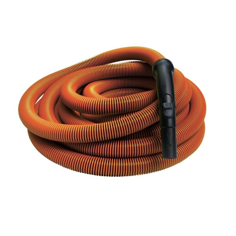 Hose For Central Vacuum 30' - 1 1/4" dia Orange