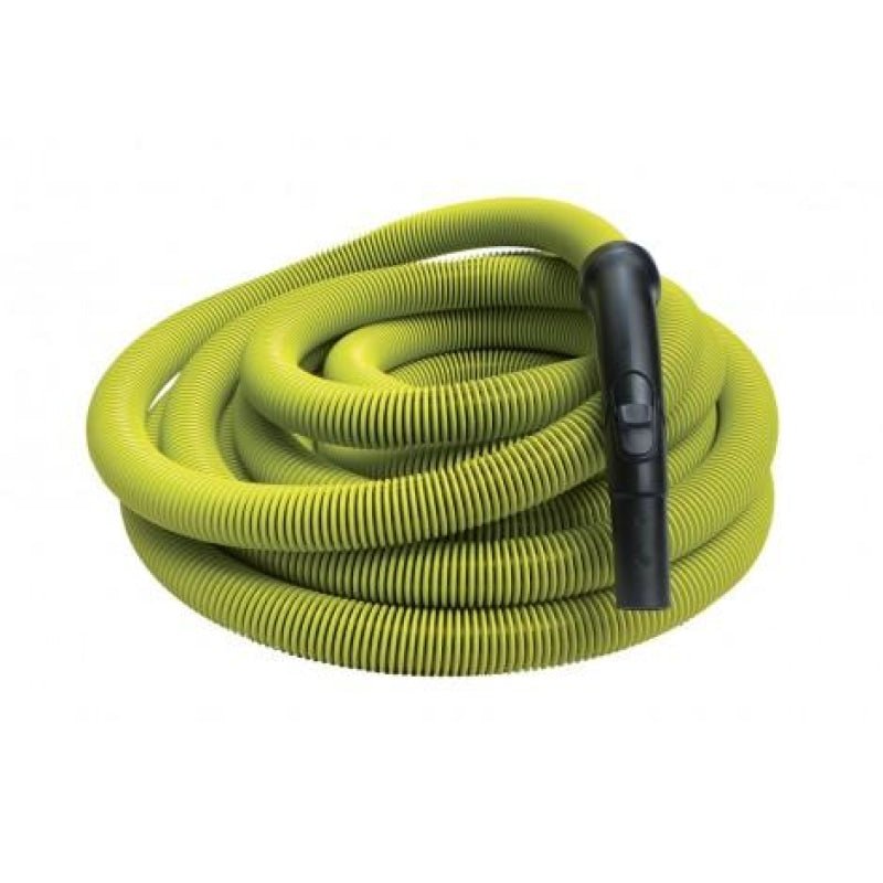 Hose For Central Vacuum Lime Black Plastic Curved Handle