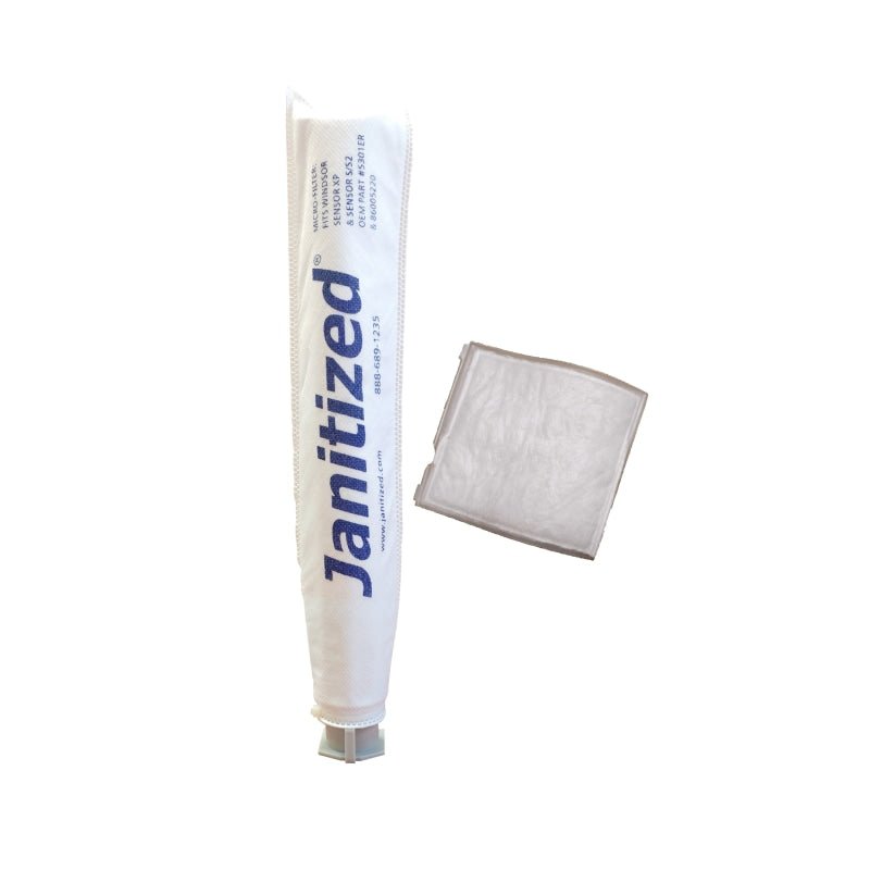 Janitized Windsor Sensor Filter Combo Pack Tube Intake Filter and Exhaust Filter - Filter
