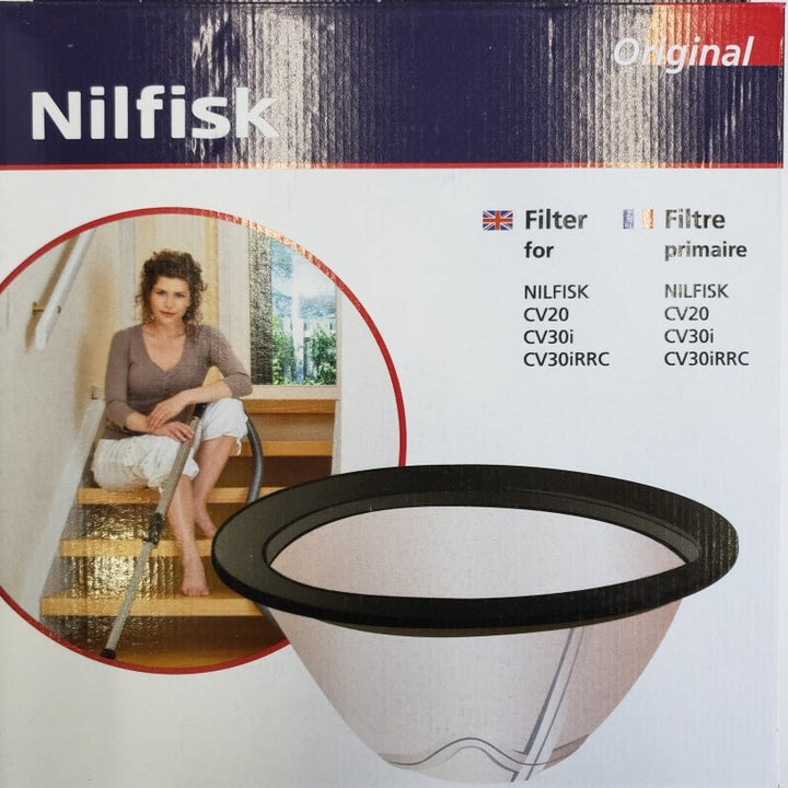 Nilfisk OEM Central Vacuum Permanent Cloth Filter Bag 140 8514 500 - Vacuum Filters