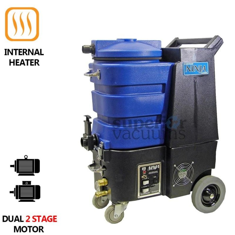 Ninja Classic 150 PSI - Carpet Cleaning Extractor - Ninja 150-10 Dual 2 Stage Vacuum Motor With Heater (93.3°C Internal Heater) / Without
