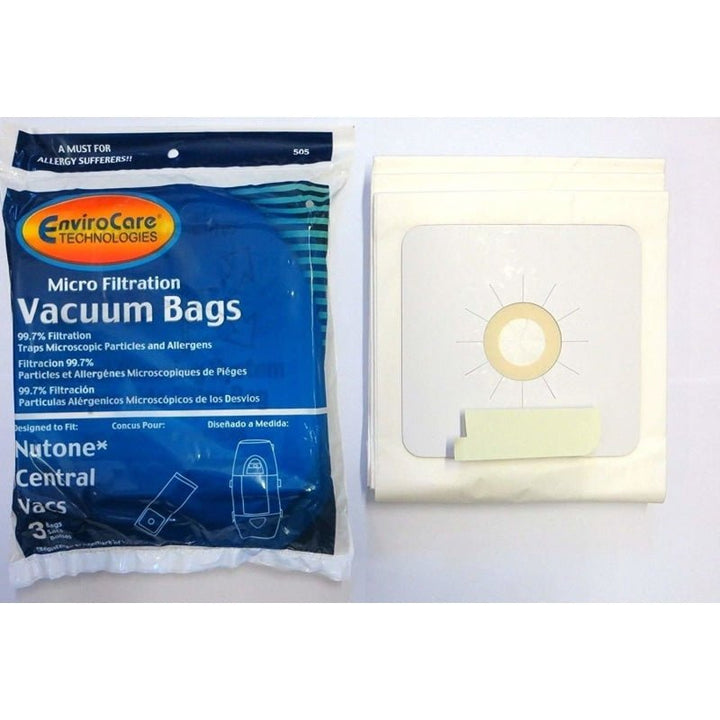 NuTone Hoover CanaVac CycloVac Vacu Flo Central Vacuum Paper Bags - Vacuum Parts