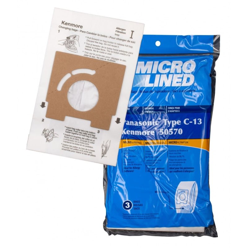 Panasonic C13 Paper Bag-3pk - Vacuum Bags