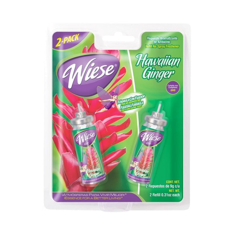 Refill Air Spray Freshener with Dispenser Hawaiin Ginger