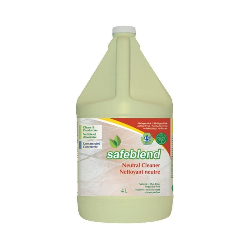 Safeblend Concentrated Neutral Cleaner Fragrance Free 4L