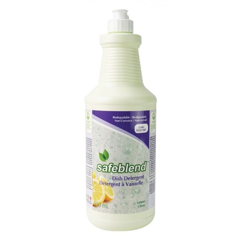 Safeblend Dish Detergent Soap Lemon 33.4 oz (950 ml)