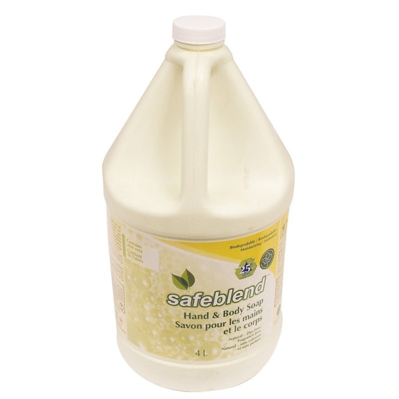 Safeblend Hand and Body Soap Fragrance Free 1.06 gal (4L)