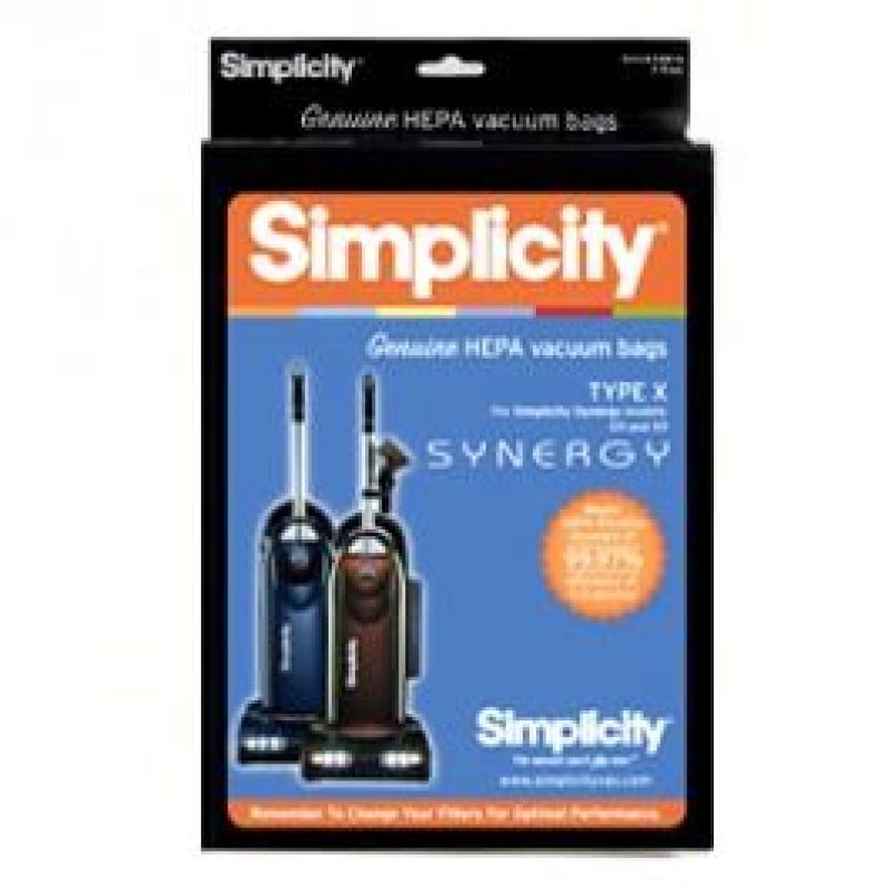 Simplicity OEM Hepa Bag Type X - Vacuum Bags