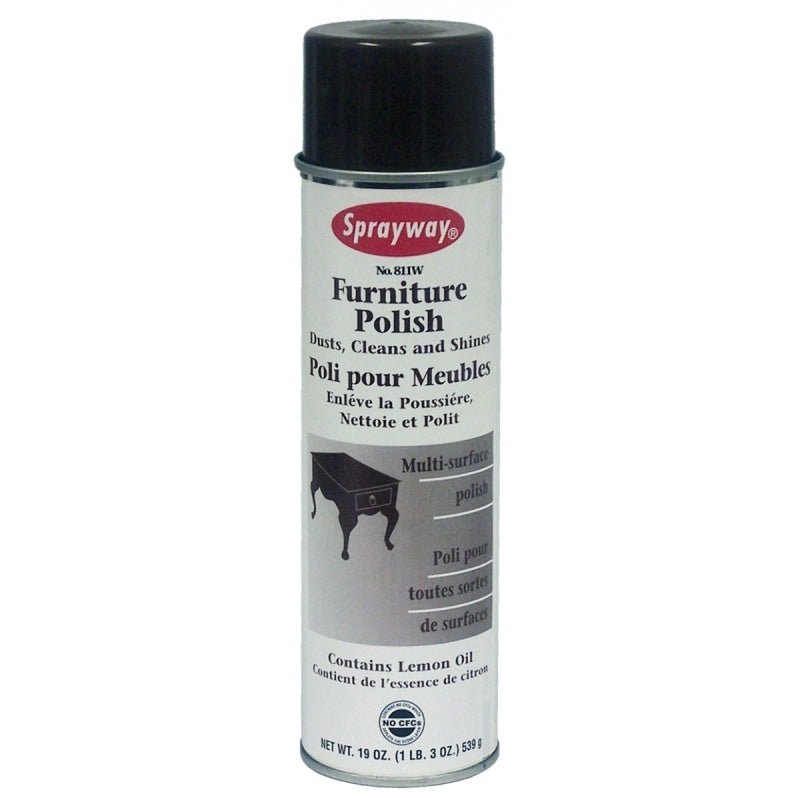 Sprayway Furniture Polish with Lemon Oil 19 oz