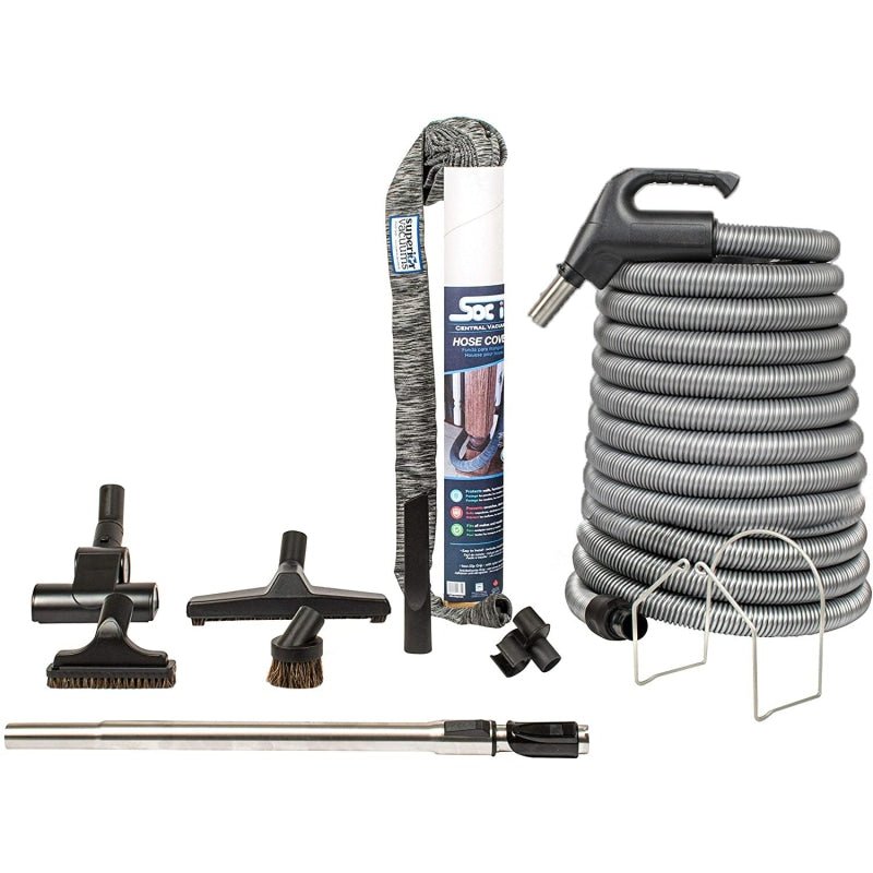 SUPERIOR VACUUMS Standard Central Vacuum Accessory Kit - 30 ft - Central Vacuum Kit