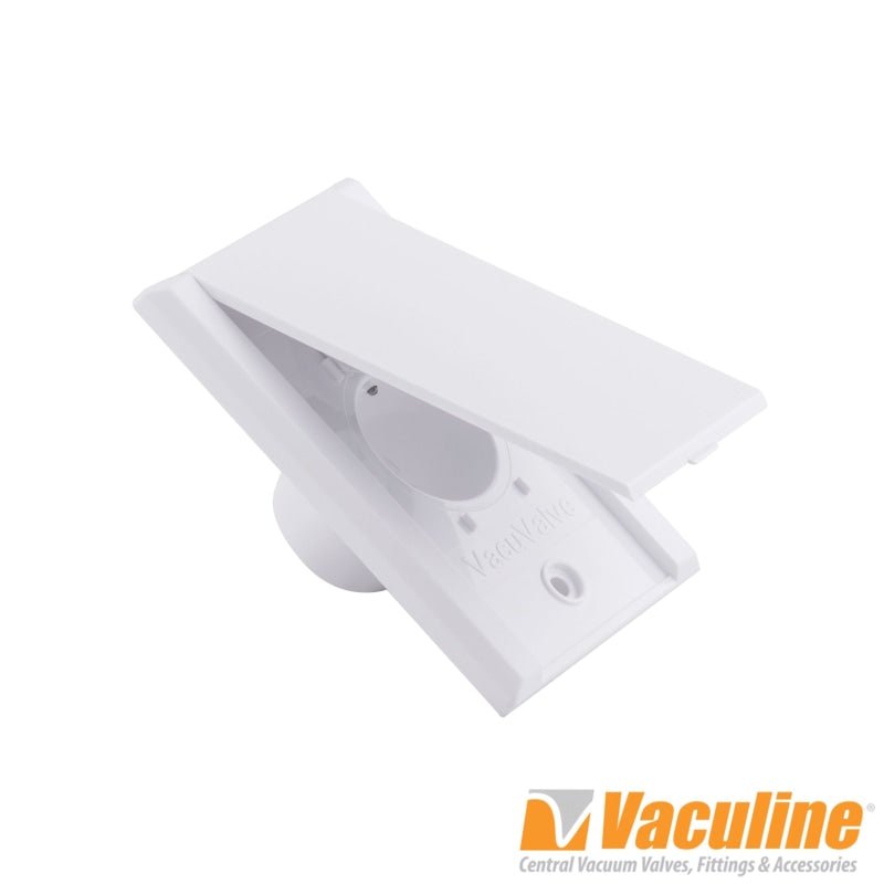Vaculine Central Vacuum Valve Full Door - White - Central Vacuum Parts