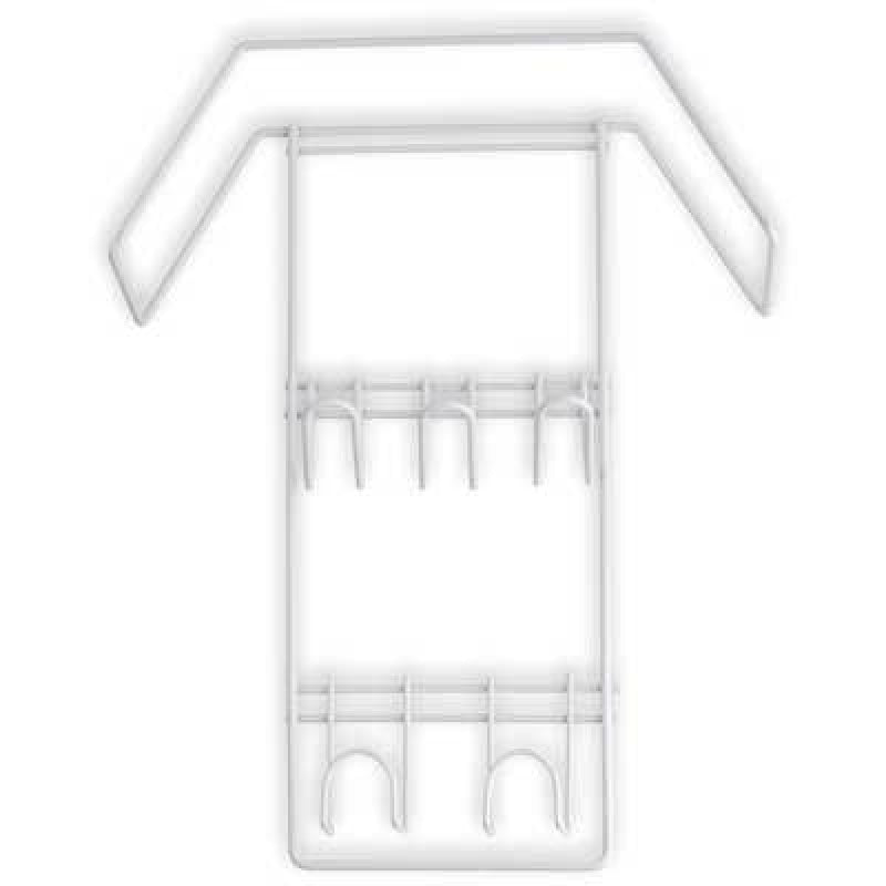 Central Vacuum Tool & Hose Hanger - White Metal - Central Vacuum Parts