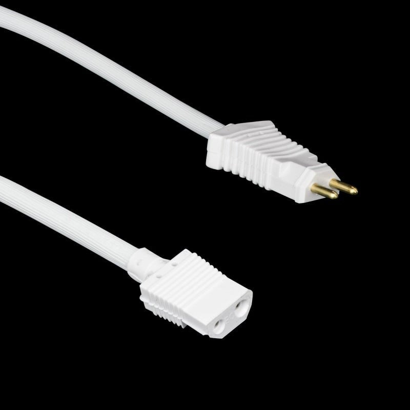 White Polarizied Male to Female Hx605 Pigtail Cord - 16 - Vacuum Cords