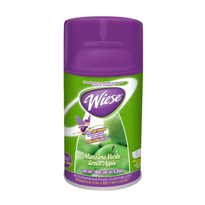 Wiese Metered Air Freshener Green Apple Scent 6.2 oz (180ml)