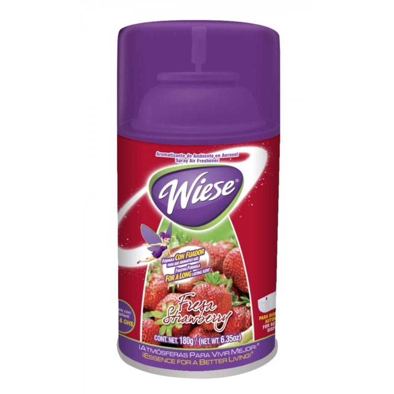 Wiese Metered Air Freshener Strawberry Scent 6.2 oz (180 ml)