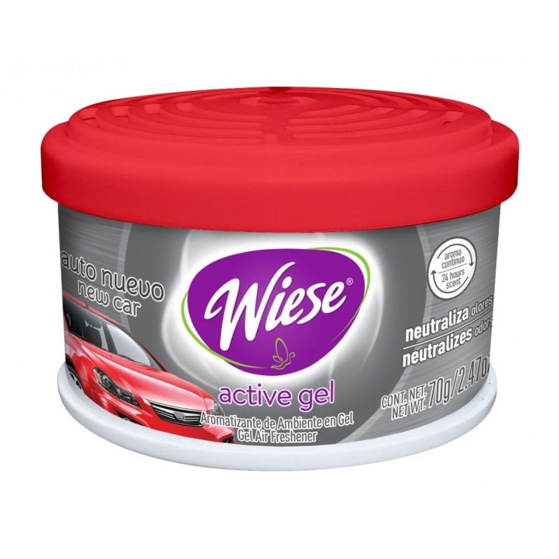 Wiese Odors Neutralizer Air Freshener Gel New Car Scent