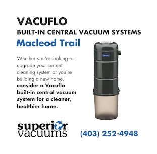 vacuflo built in central vacuum system calgary