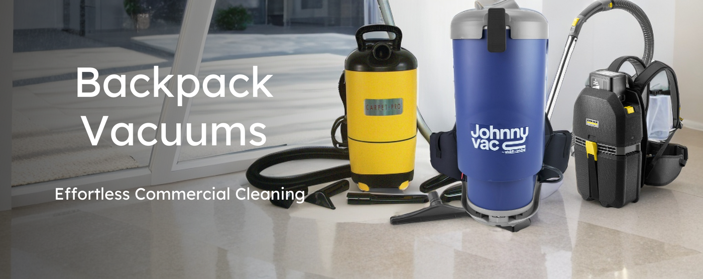 Backpack Vacuum Cleaner Collection page banner