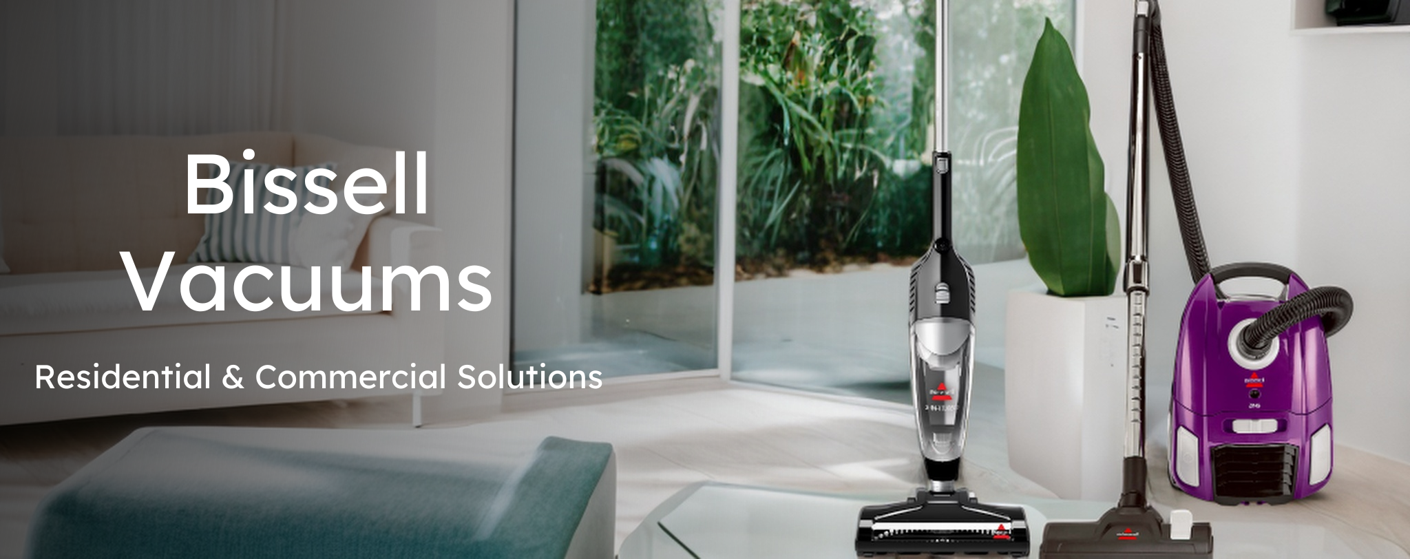 Bissell Vacuums and parts banner image for our collection page