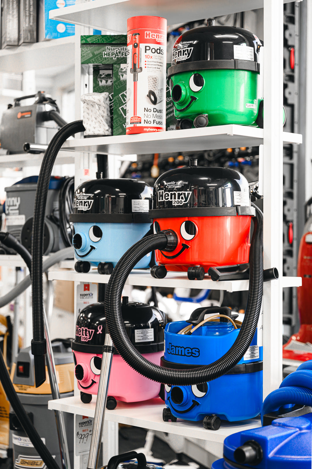 Henry_vacuum_cleaners_in_store_images_at_Superior_Vacuums_Calgary_Canada_3.JPG