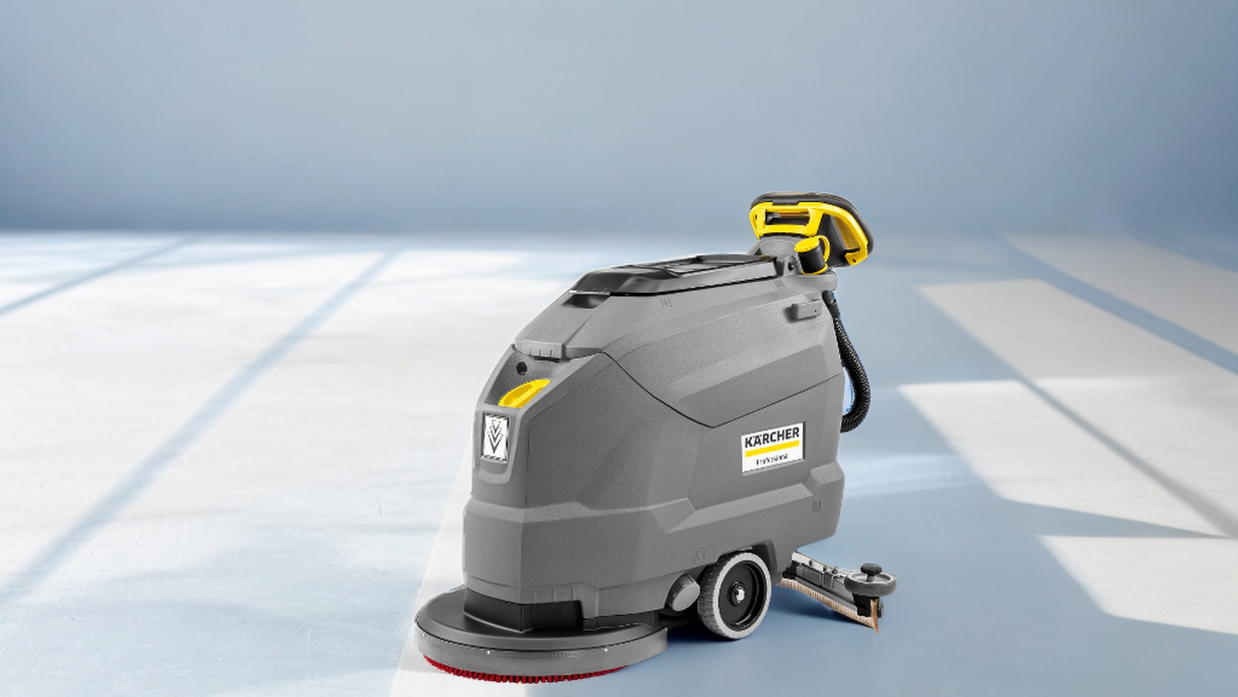 Karcher ride on scrubber and walk behind